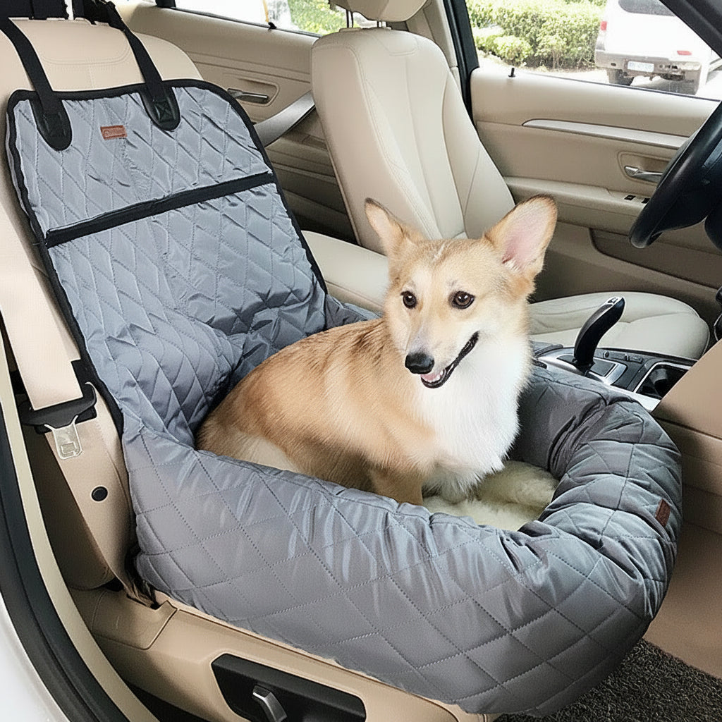 New Multifunctional Pet Car Bed with Thick Cushion