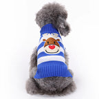 Moose Pattern Christmas Dog Knit Sweater