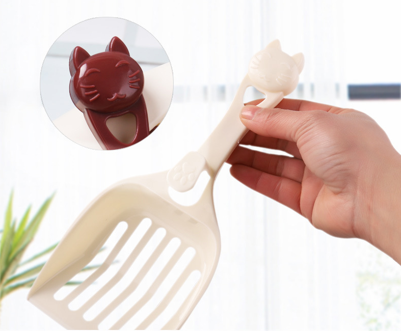ScoopPaws Ergonomic Kitty Litter Shovel