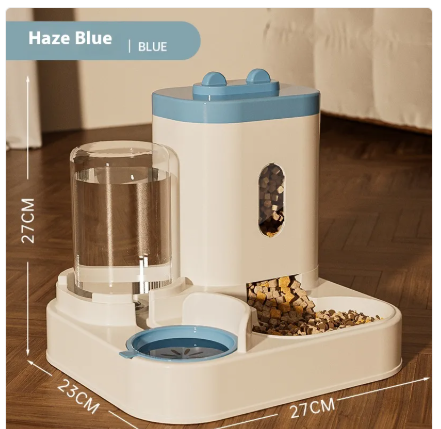 Automatic Pet Water Feeder with Slide Cover - Gravity Water Dispenser for Dogs & Cats (2nd Gen Upgrade, Multiple Colors)