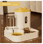 Automatic Pet Water Feeder with Slide Cover - Gravity Water Dispenser for Dogs & Cats (2nd Gen Upgrade, Multiple Colors)