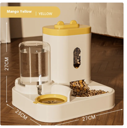 Automatic Pet Water Feeder with Slide Cover - Gravity Water Dispenser for Dogs & Cats (2nd Gen Upgrade, Multiple Colors)