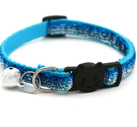 Colorful Nylon Cat Collar with Bell