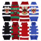 Moose Pattern Christmas Dog Knit Sweater