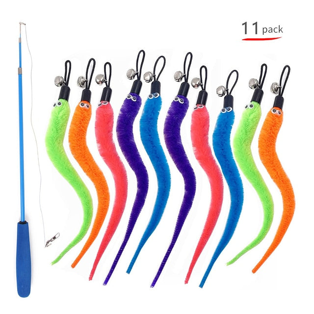 FeatherChaser Retractable Cat Teaser Wand