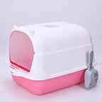 Oversized Anti-Splatter Cat Litter Box