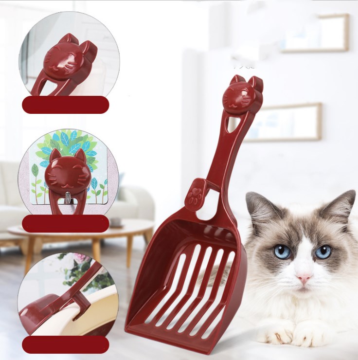 ScoopPaws Ergonomic Kitty Litter Shovel