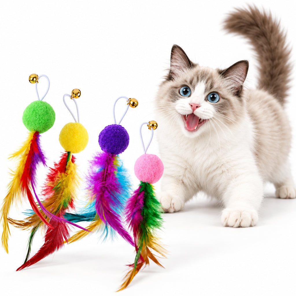 FeatherChaser Retractable Cat Teaser Wand
