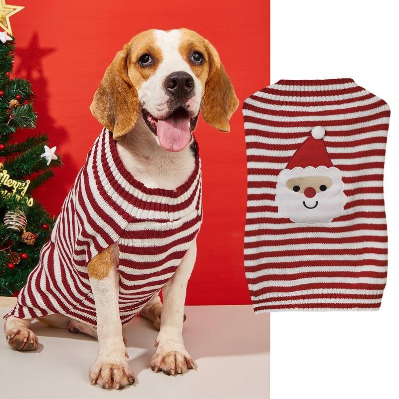 Moose Pattern Christmas Dog Knit Sweater