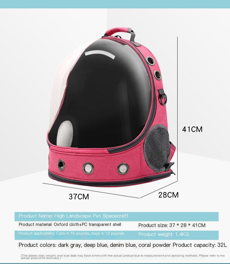 The Vista: Panoramic Space Capsule Pet Carrier