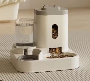 Automatic Pet Water Feeder with Slide Cover - Gravity Water Dispenser for Dogs & Cats (2nd Gen Upgrade, Multiple Colors)